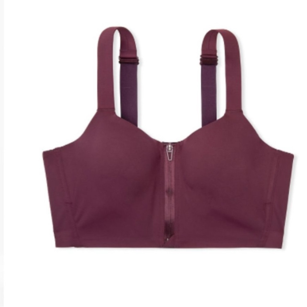 Victoria’s Secret-Women's Burgundy Zip-Front Bra